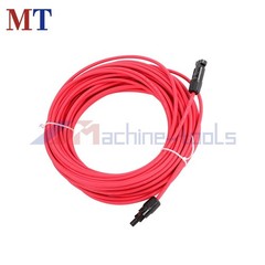4mm² 20M Solar Extension Wire Red+Black with M4 Plug Kit