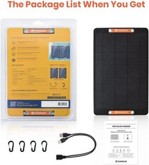 2pcs USB Solar Panel 6W 5V Monocrystalline Mini Solar Panels with USB 2.0 Por…