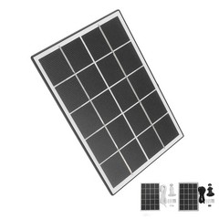 Camera Solar Charging Panel 3W Camera Solar Panel Charger For Emergency Light