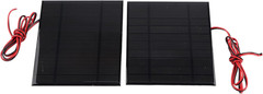 5V 500Ma Solar Panel Cell Power Module with 2Pcs,High Conversion Efficiency, Sno