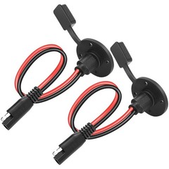 ELECTOP SAE Connector Power Socket Sidewall Port, Weatherproof SAE Quick Conn…