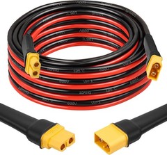 Tinned Copper XT60 Extension Cable 15FT