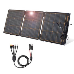 120W Portable ETFE Solar Panels for Power Station Generators 20.9V Foldable S…
