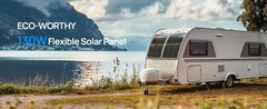 130W 12BB Flexible Solar Panel 23.5% High Efficiency Waterproof RV