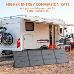 MHPOWOS Solar Panel 220W 110W for Anker SOLIX C1000 Portable Power Station
