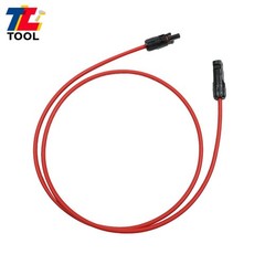 1 Pair 5ft 10AWG Black + Red Solar Panel Extension Cable Wire Connector