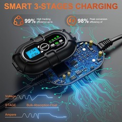 Weather-Resistant 20W 12V Solar Panel Kit with MPPT Controller & Visual Monitor