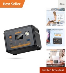 Travel-Friendly 100W Power Station – USB-C & USB-A Ports for Multiple Devices
