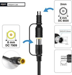 Compact DC7909 to DC8020 Connector – Ideal for RV and Portable Power Stations