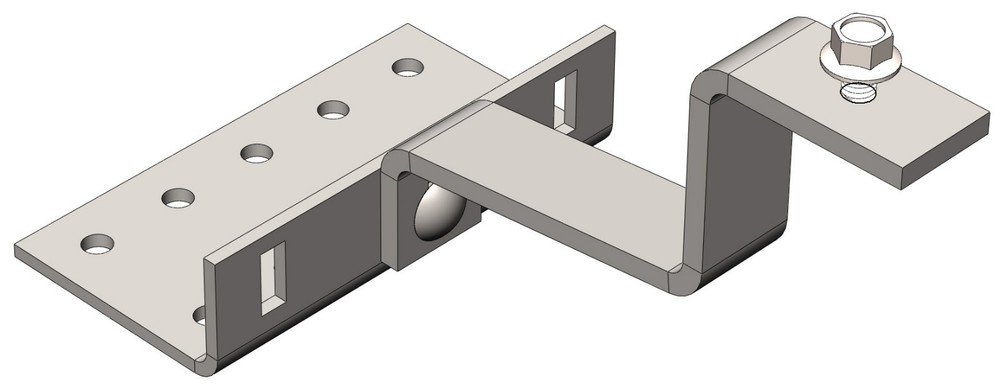 Magerack Top-Mount Tile Hook Bracket Solar Panel Module Mounting Racking Pack 10