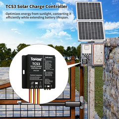 TCS3 Solar Charge Controller Waterproof Solar Panel Battery Regulator