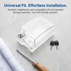 Weatherproof Outlet Cover – Waterproof Outdoor Plug Cover with Lock –
