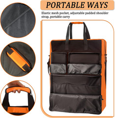 Padded Utility Solar Panel Bag,For Jackery 100 Watt Solar Panel,Double Layer Des