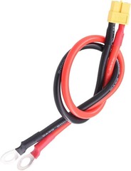 1pc XT60 to O Ring Terminal Cable with 12inch 10awg Silicone Wire XT60 Female