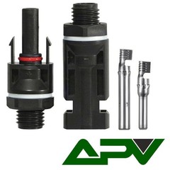 Photovoltaic Connectors Coupling 5 Pairs Connector Metal+plastic