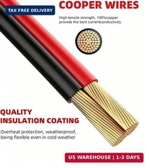 10FT/3M Solar Panel Cable 12AWG Solar Panel Connector to XT60 Charge Adapter for