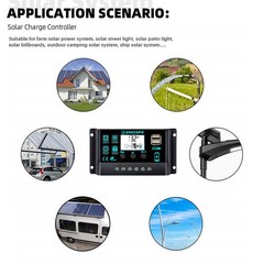 SOECOPO 6000W Solar System Complete Kit,12V DC to 110V/220V AC Inverter Flexible