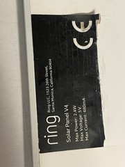 Ring Solar Panel V4 ONLY