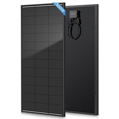 12V 300W 600W 1800W Watt Solar Panel High Efficiency N-Type 18BB Black Home RV