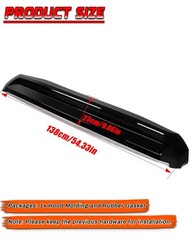 Hood Molding Compatible with 2014-2021 Toyota Tundra Hood Scoop Gloss Black F…