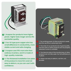 16V30VA Shielded Video Doorbell Power Transformer with Easy Installation Design