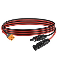 Solar to XT60i Charging Cable 12AWG 15M Solar Plug to XT60 Socket Solar Conn