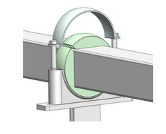 Solar Tracker Bearing Maintenance-free with Polymer Wear-Resistant 10° Pivot