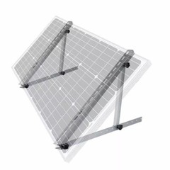 2PCS Solar Panel Brackets Adjustable Angle Mounting Frame Shed Boat Ground Mount