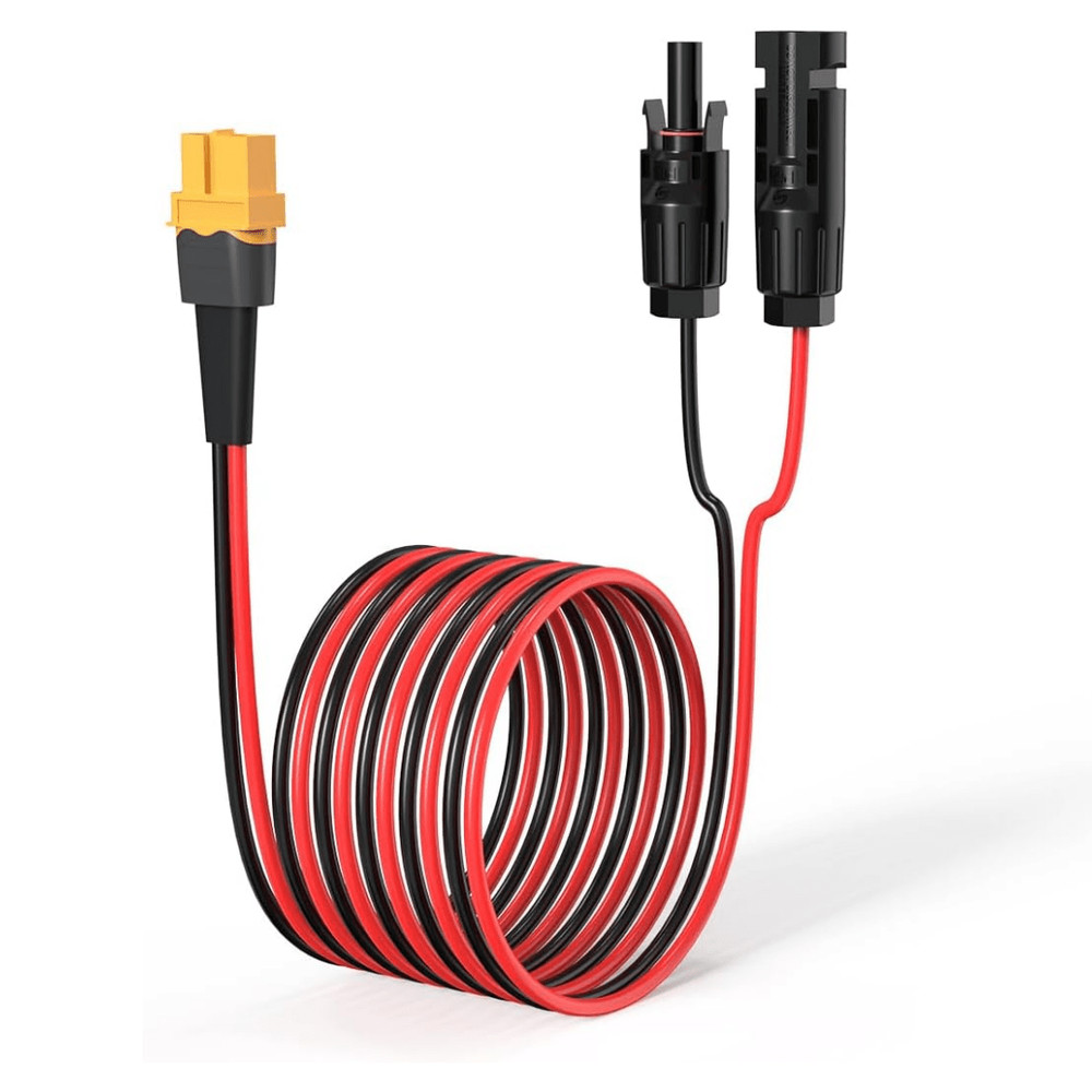 16 AWG XT60 Female to Solar Connector Solar Panel Extension Charging Cable