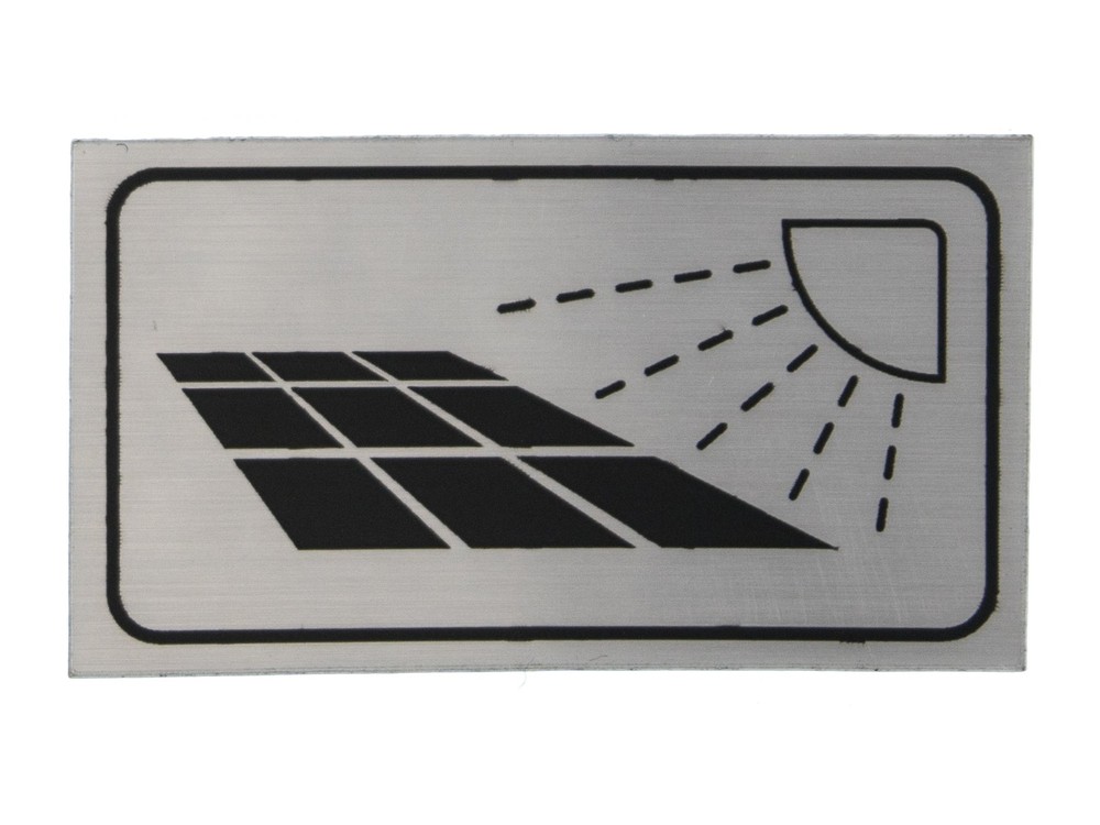 Solar Power Hook-Up Box 1980-1991 Vanagon T3 Westy Camper Van Sticker Decal NEW
