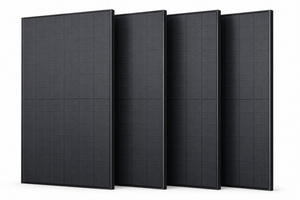 4×450=1800W Solar Panels, Bifacial N-Type Mono | 4ft MC4 Cable for Easy Install
