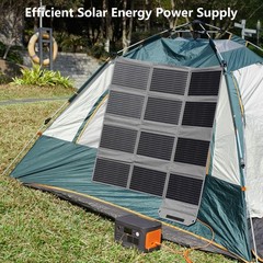 MHPOWOS 40W 80W 120W Portable Solar Panel Charger with PD3.0 USB-C QC3.0 USB-A