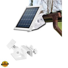 Weatherproof Gutter Mount for Ring Solar Panel- Adjustable Aluminum Alloy Out…