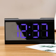Digital LED Clock with Alarm Temperature Display Calendar USB and Battery Power