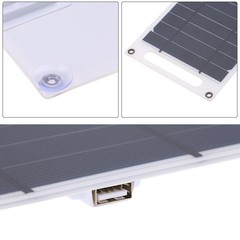 7.8W Portable Ultra Thin Monocrystalline Silicon Solar Panel Charger USB HGSF