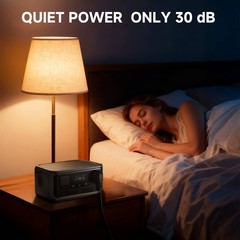 600W Portable Power Station Generator LiFePO4 Battery 100W Flexable solar panel