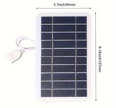 30W Portable Solar Panel With Free Battery Charging Box
