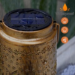 Daknswte 4 Pack Solar Light Replacement Top, Panel for Outdoor Black