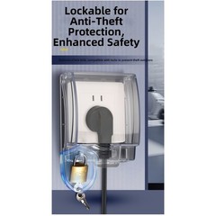 Lockable Waterproof Box Reinforced PC Material Dust Proof Design For Outdoor Use