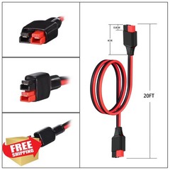 ELFCULB 20FT 10AWG Anderson Extension Cable