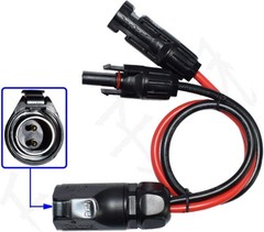 10AWG 2Pin Power Industrial Circular Connector For Furrion, Solar Panel Suitcase