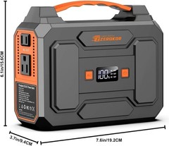 146Wh Camping Solar Power Bank with Foldable 40W Panel – Ideal for Emergencies