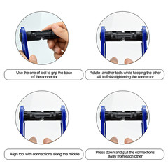 Solar Panel Cable Connector Set Waterproof Male Female M/F Wire 10-14AWG US