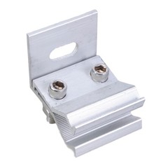 Pack of 4 Sturdy Aluminium Clamps Accessory for Solar and Photovoltaic Roofs