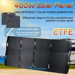 Portable Solar Panel 100W 200W 400W for Power Station RV Off Grid Power Backup