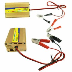 220W Inverter 100W Solar Panel Kit USB Battery Charger Convert AC/DC Outdoor USA