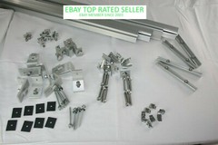 Solar Rail kit to mount 12 panels w/ clamps & L brackets and with 7.3 ft rails