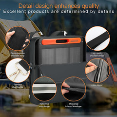 Durable Waterproof Solar Panel Storage Bag for Jackery Solarsaga 100W/200W