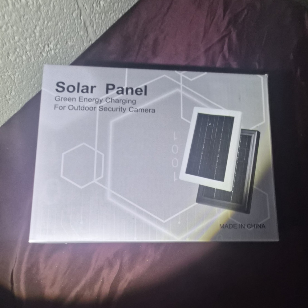 Weatherproof Solar Panel 5V Micro USB for Outdoor Security Camera