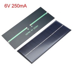 5pcs 6V 250mA poles panel cells module for phone 165x65mm